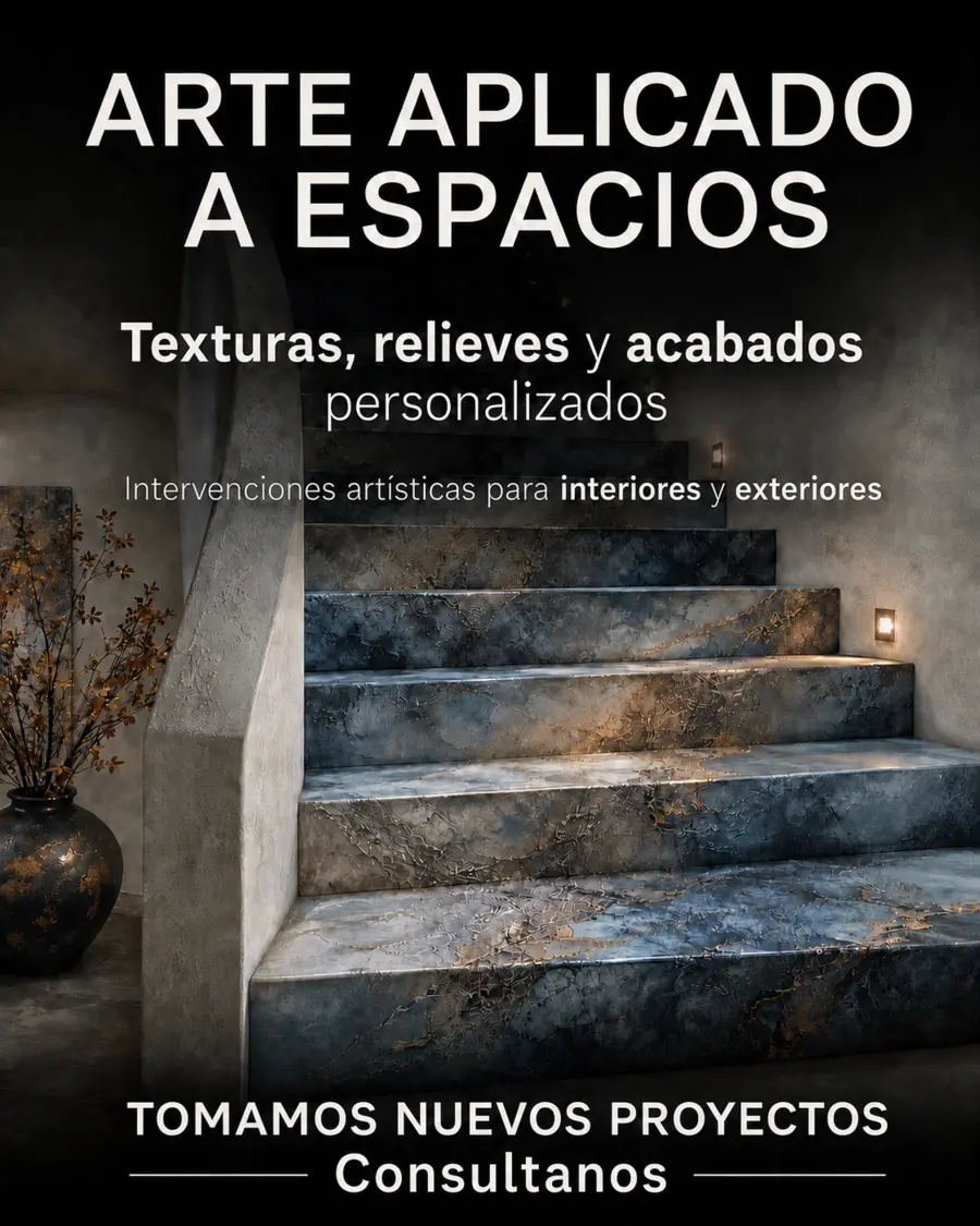 Diseño de comunicación para arte aplicado a espacios, ejemplo dos